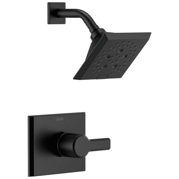 Delta Pivotal Monitor® 14 Series H2Okinetic® Shower Trim Matte Black T14299-BL - main